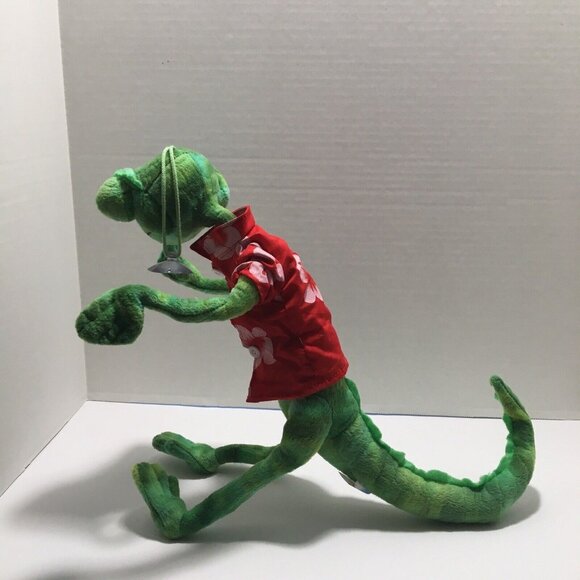 Rango Johnny Depp Green Lizard 12" Plush Toy Figure Suction Cup Hook NWOT RARE - Picture 5 of 12